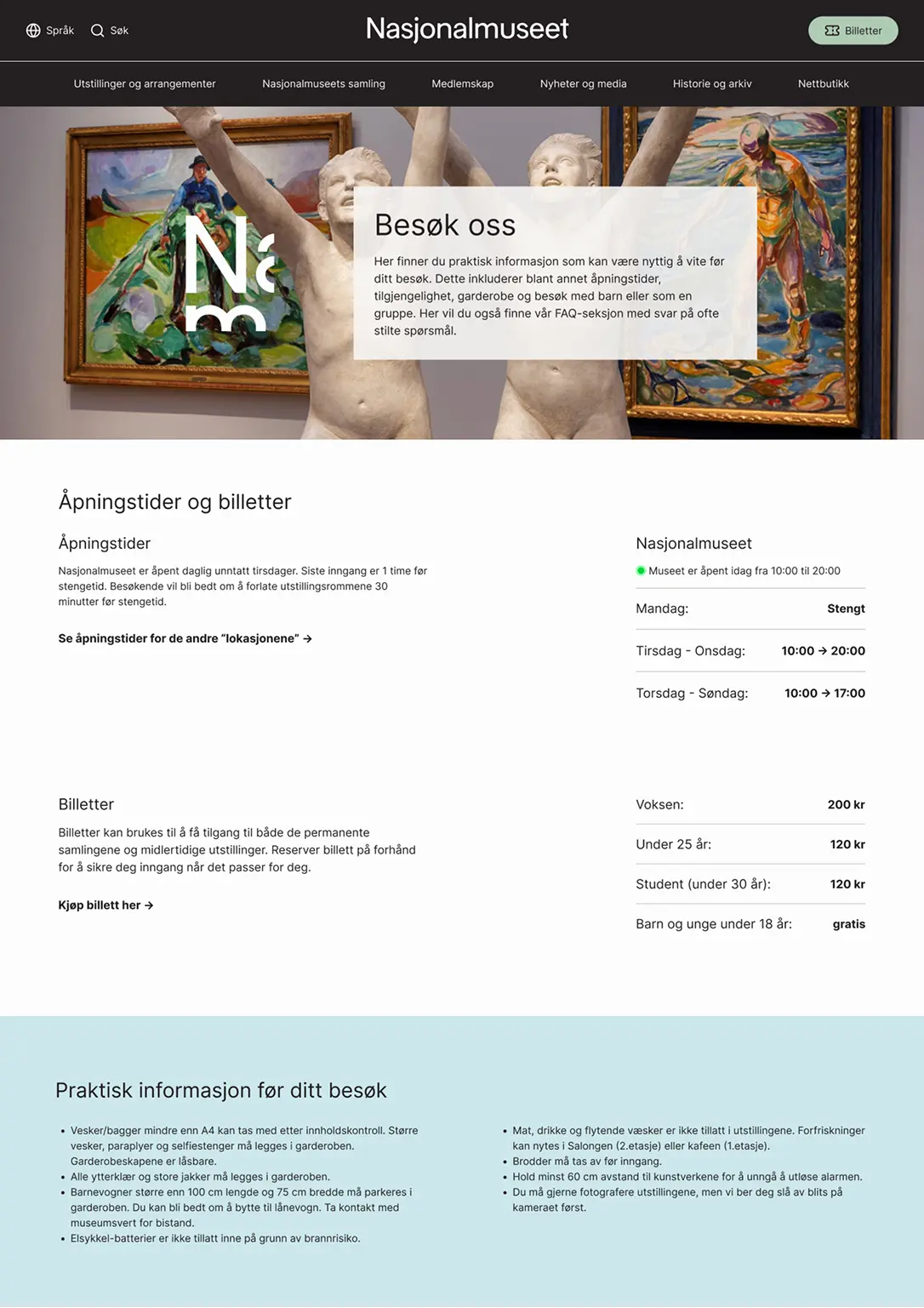 Nasjonalmuseet hifi besøk oss